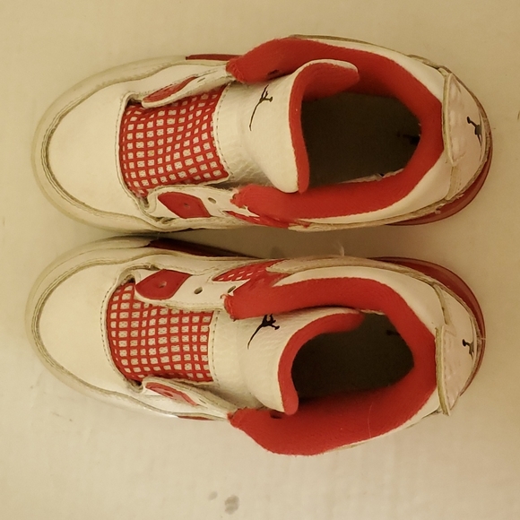Nike Air Jordan 4 Sneakers High Tops Shoes Size Toddler 9C - Picture 7 of 13